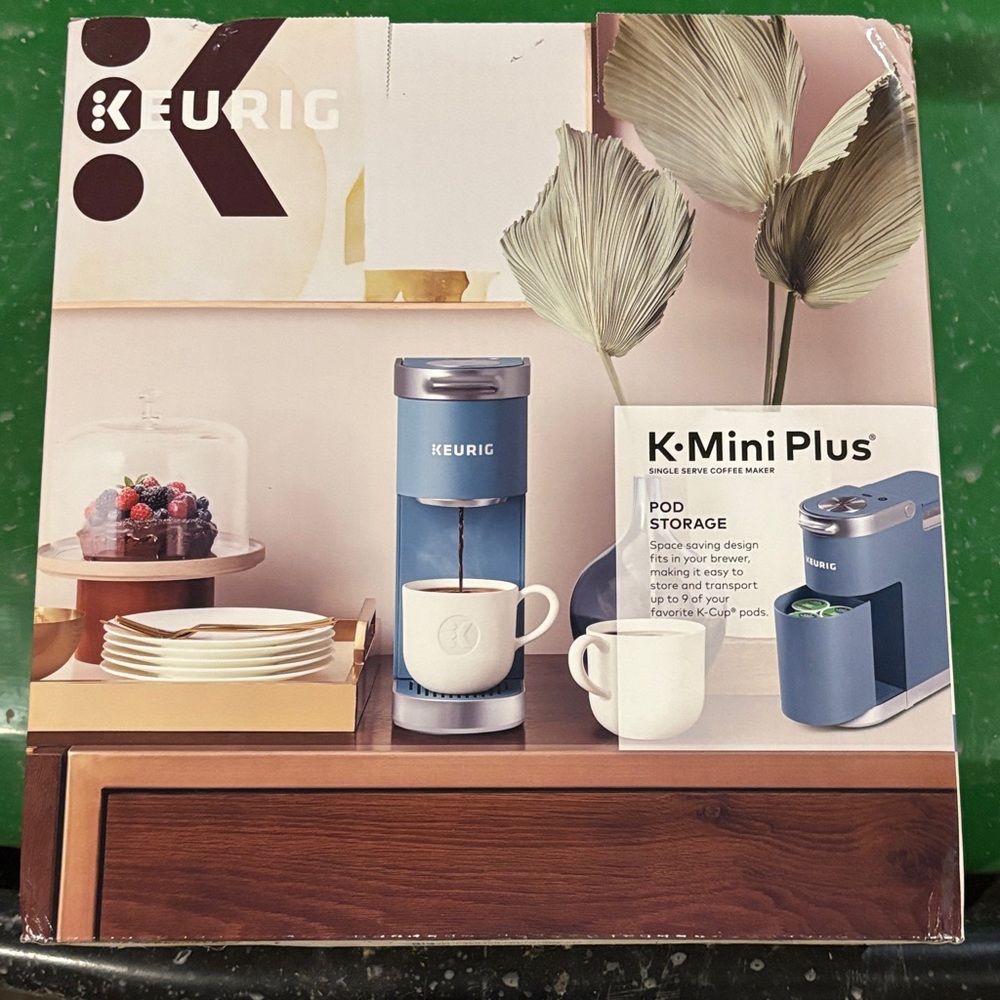 Keurig K-Mini Plus Single Serve Coffee Maker - Blue